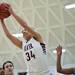 Dexter senior Teia McGahey grabs a rebound in the game against Skyline on Monday, Feb. 25. Daniel Brenner I AnnArbor.com